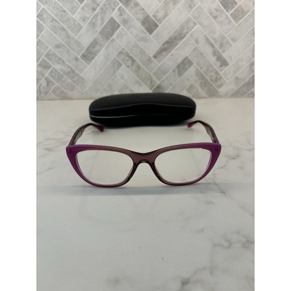 Ray Ban RB 5322 53-18 140 Rectangle Striped Womens Brown Pink FRAMES ONLY